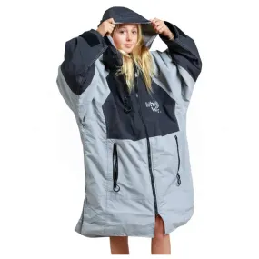 Kids Pool Swimming Robe | Steel Grey Unisex Hard Shell Robe