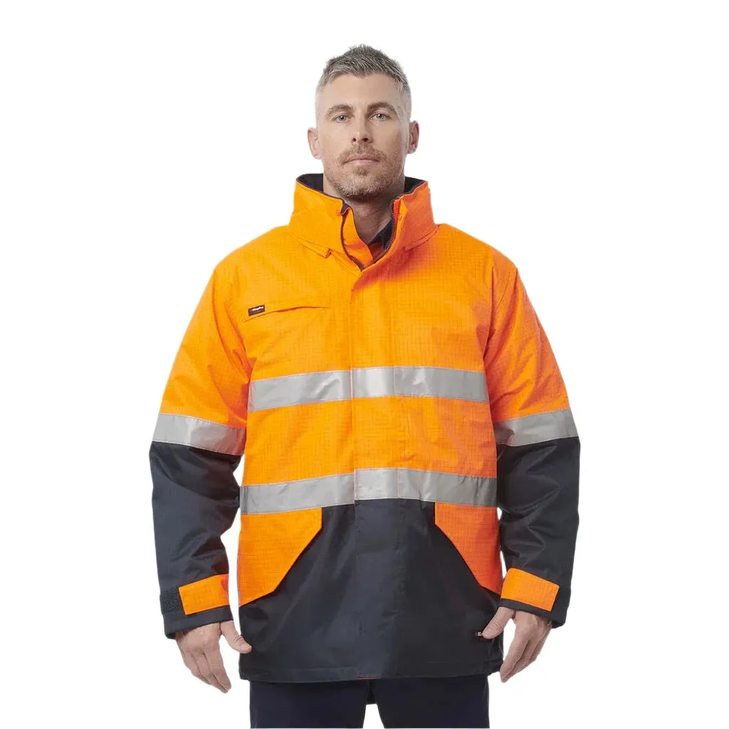 KingGee Hi-Vis Anti Static Waterproof Reflective Work Jacket (K55035)