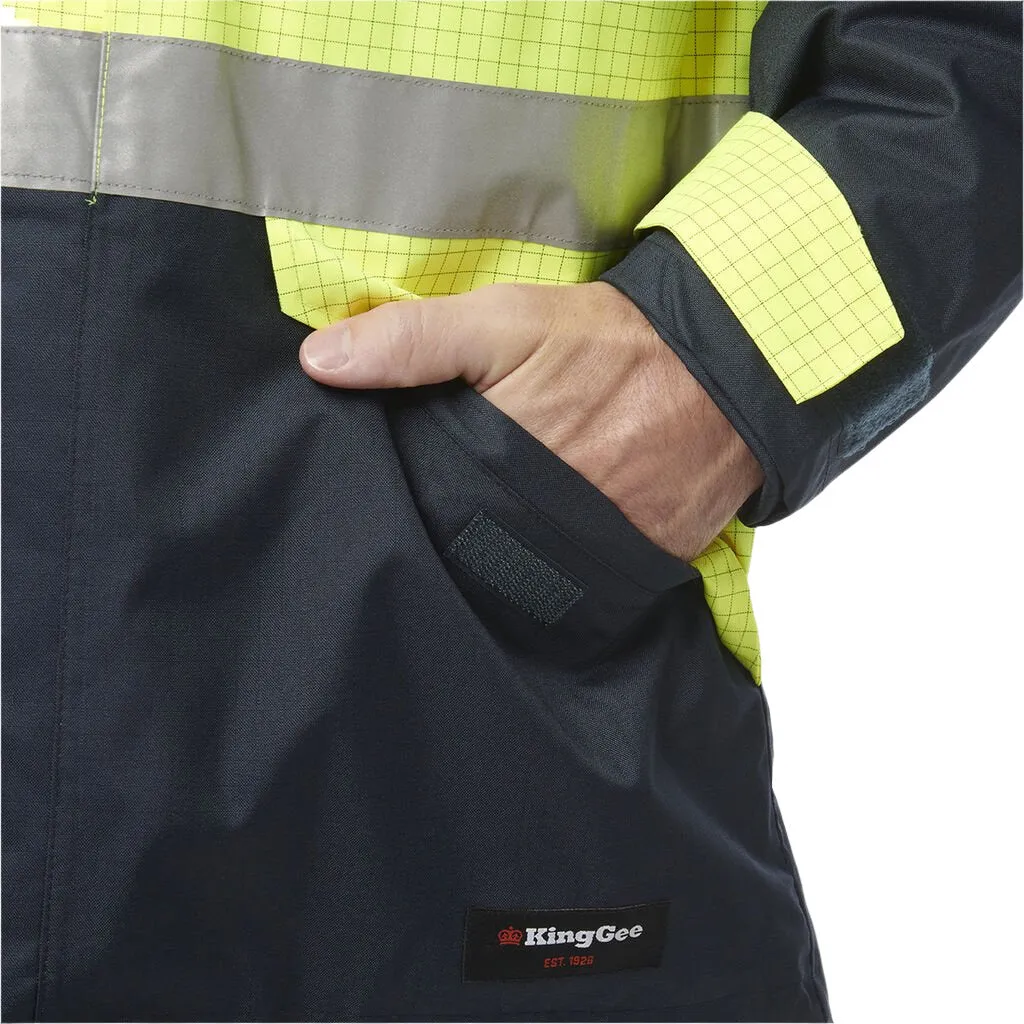 KingGee Hi-Vis Anti Static Waterproof Reflective Work Jacket (K55035)