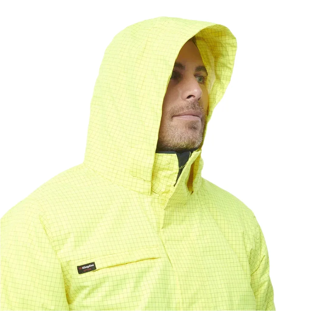 KingGee Hi-Vis Anti Static Waterproof Reflective Work Jacket (K55035)