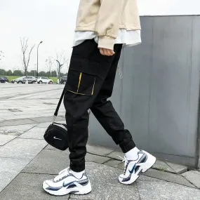 [Korean Style] Andrew Black/khaki Jogger Sweatpants