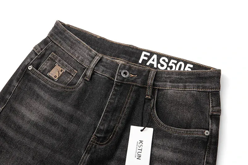 KSTUN Harem Jeans Men Pants Slim Fit Stretch Grey Denim Pants Man Jeans Streetwear Men's Clothing Trousers Autumn 2024 New Kpop