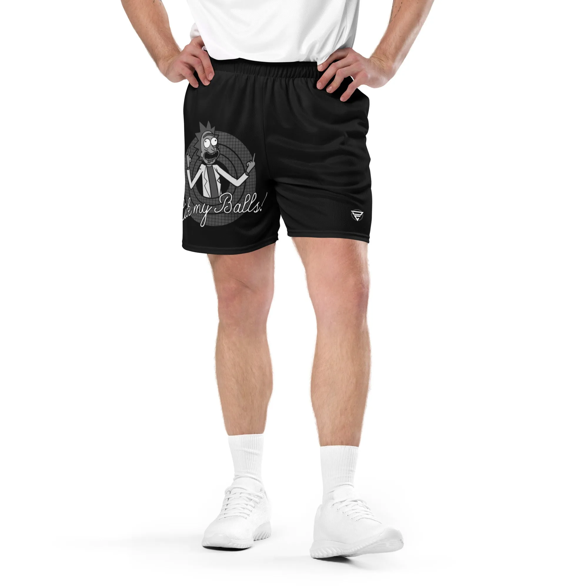 Lick My Balls Unisex mesh shorts