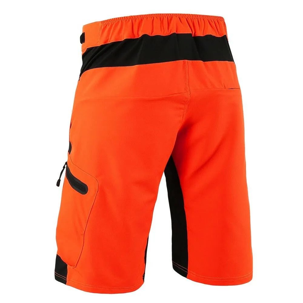 Lixada Baggy Shorts Cycling Biking Pants Breathable Sports Loose Fit Shorts Outdoor Casual Cycling Running Clothes with Zippered Pockets