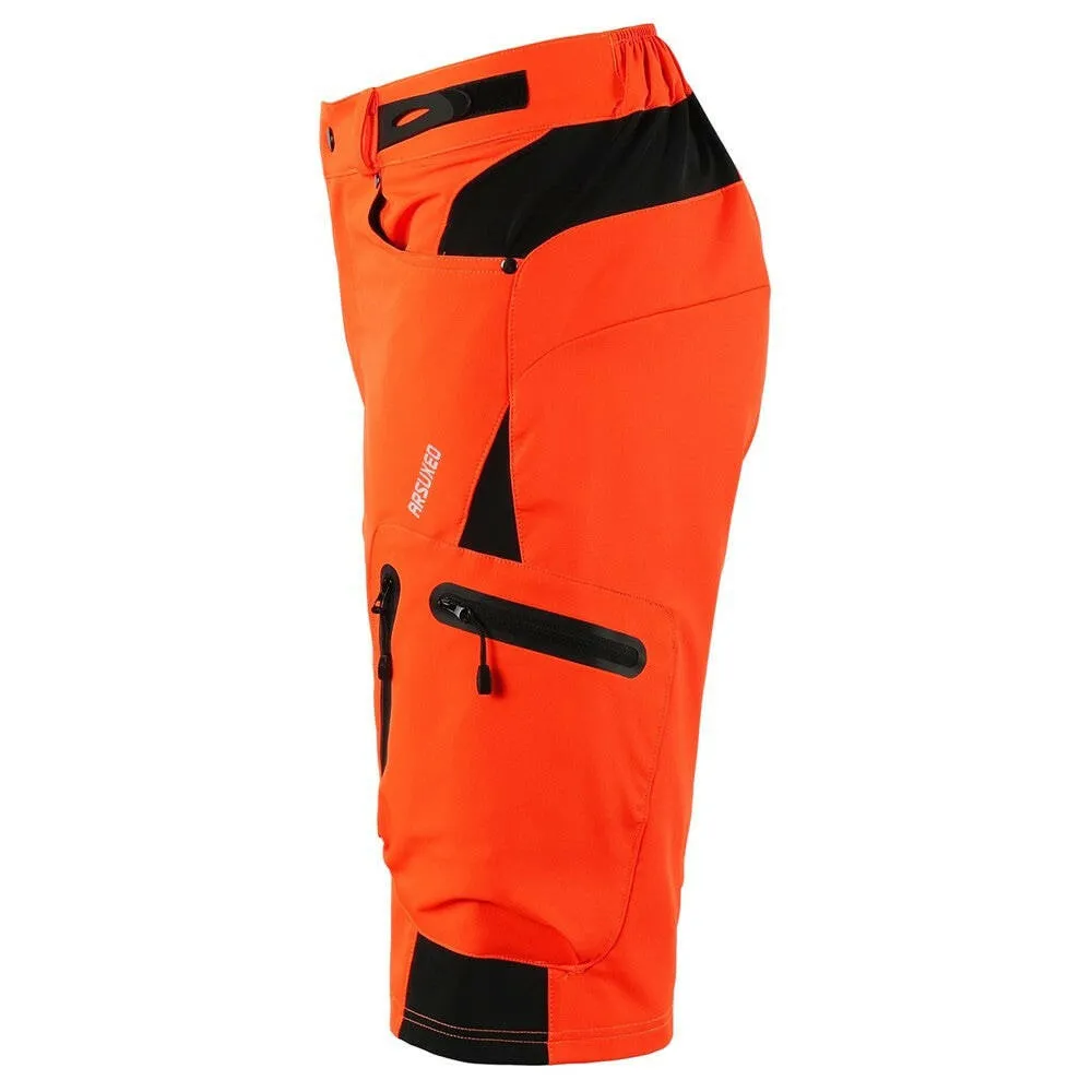 Lixada Baggy Shorts Cycling Biking Pants Breathable Sports Loose Fit Shorts Outdoor Casual Cycling Running Clothes with Zippered Pockets