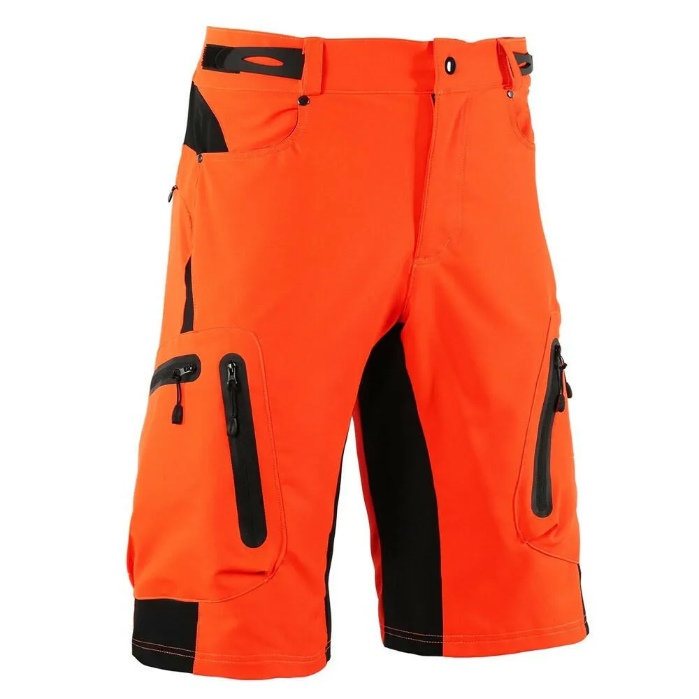 Lixada Baggy Shorts Cycling Biking Pants Breathable Sports Loose Fit Shorts Outdoor Casual Cycling Running Clothes with Zippered Pockets