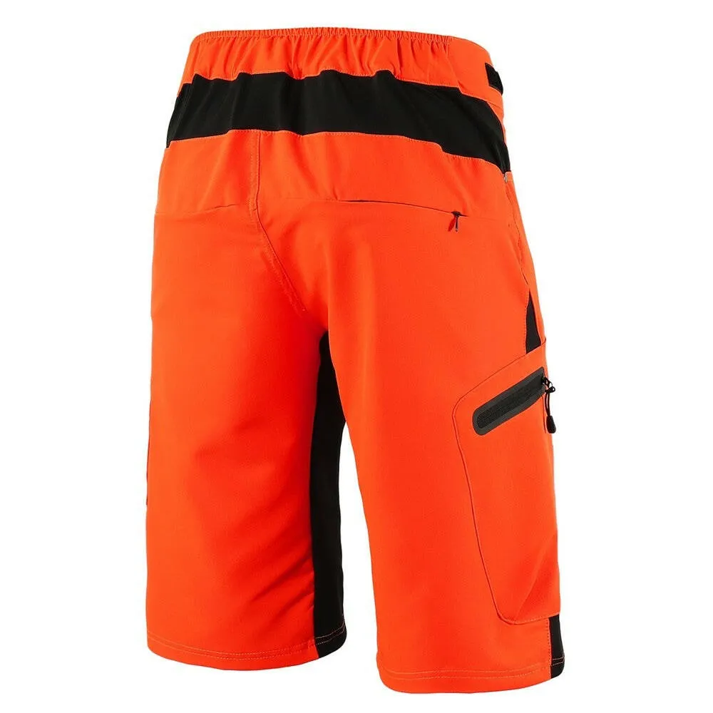 Lixada Baggy Shorts Cycling Biking Pants Breathable Sports Loose Fit Shorts Outdoor Casual Cycling Running Clothes with Zippered Pockets