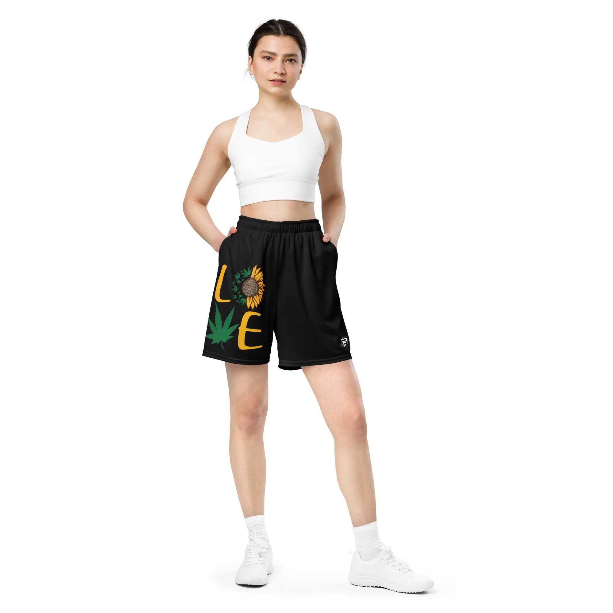 Love Unisex mesh shorts