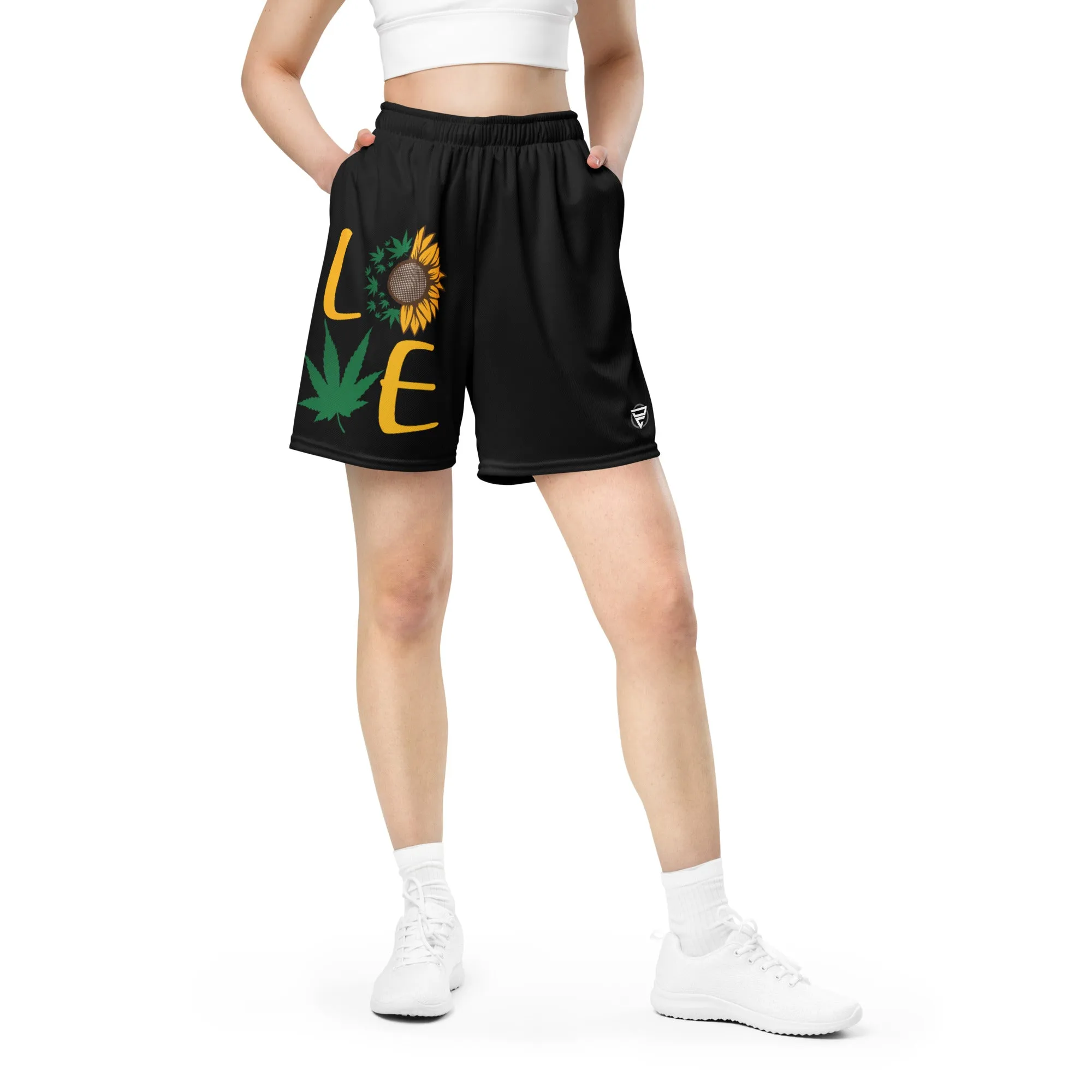 Love Unisex mesh shorts