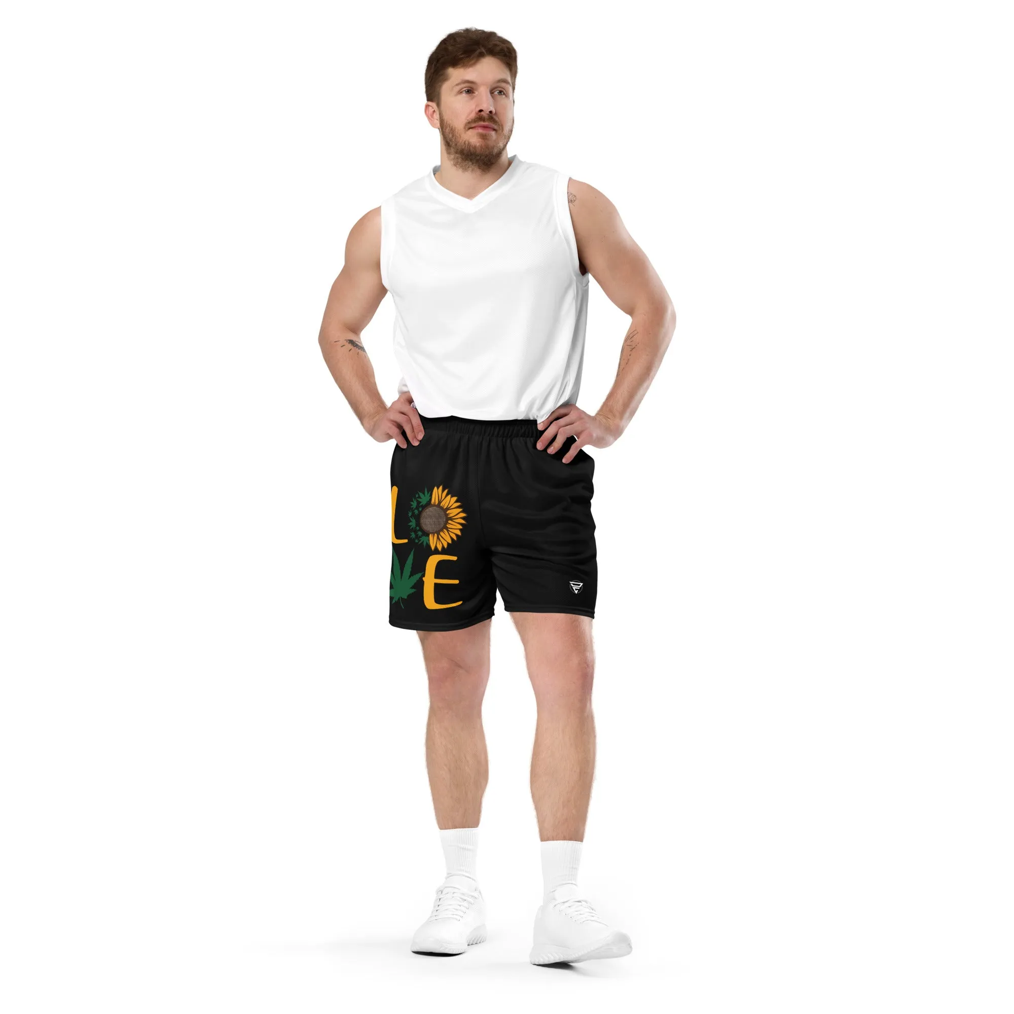 Love Unisex mesh shorts