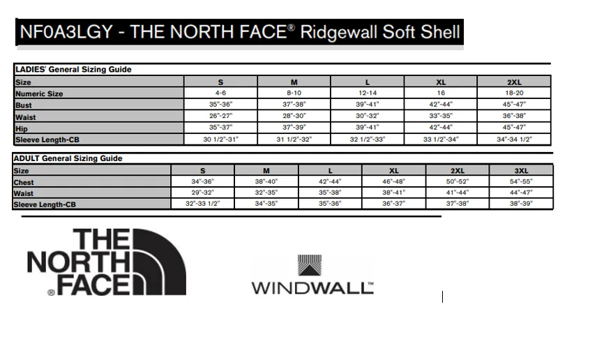 MacOrtho North Face Ridgewall Jackets