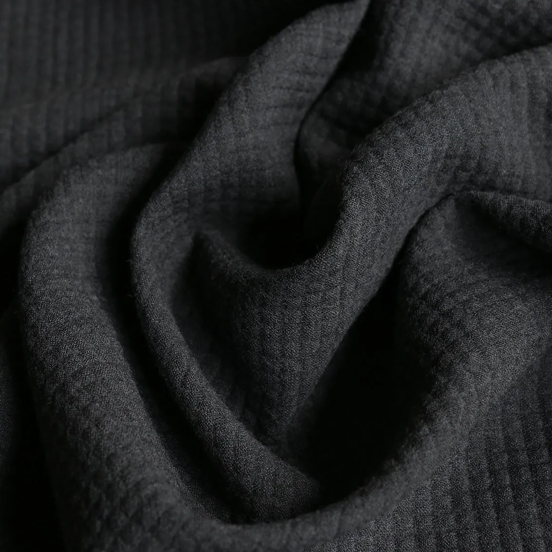 Marzotto Charcoal Textured Wool