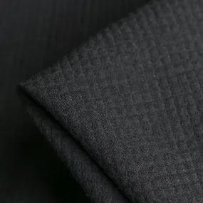 Marzotto Charcoal Textured Wool