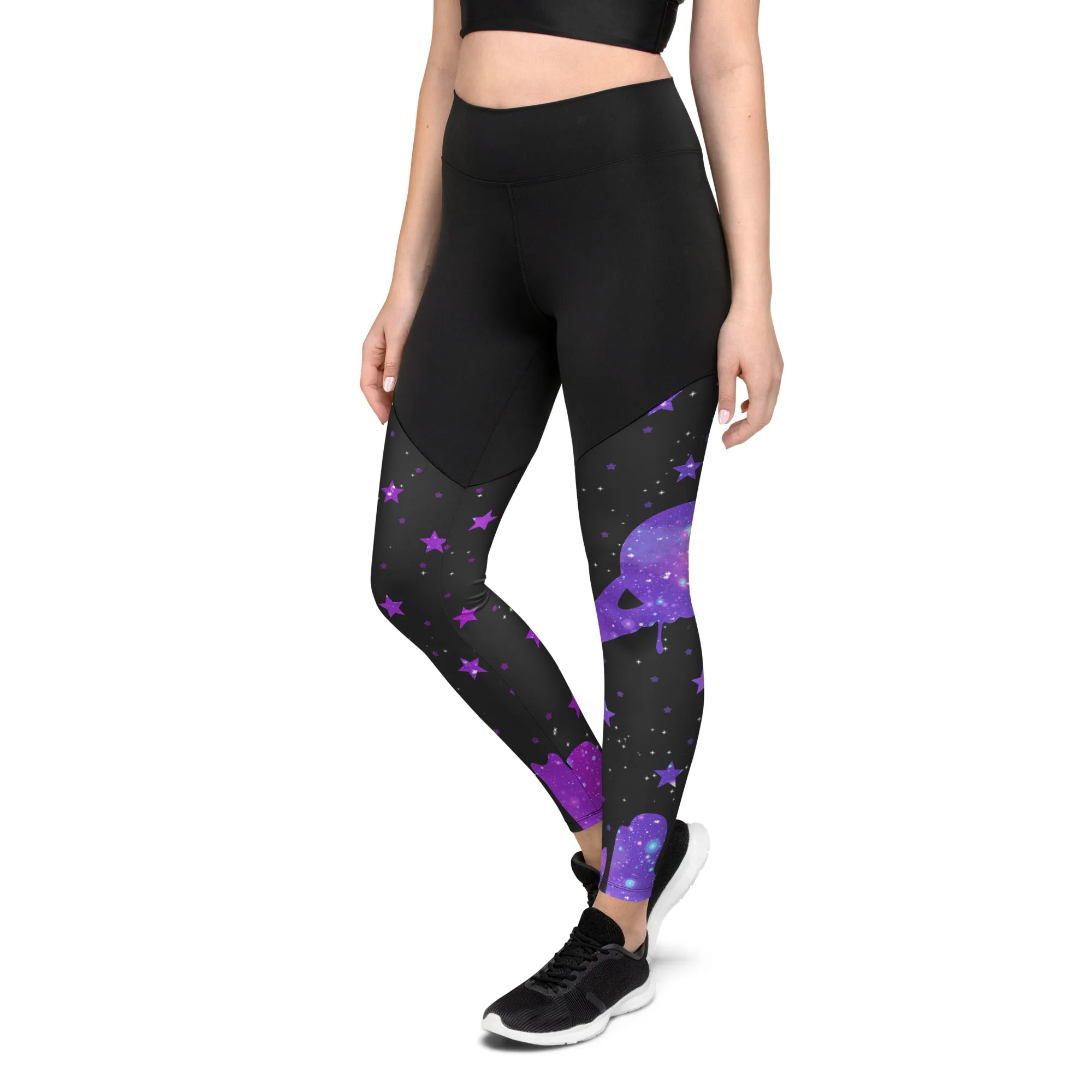 Melting Galaxy Compression Leggings