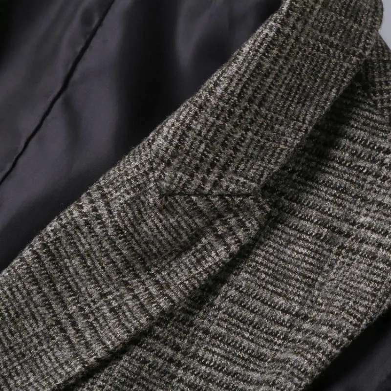 Men's Autumn Casual Woolen Plaid Vest