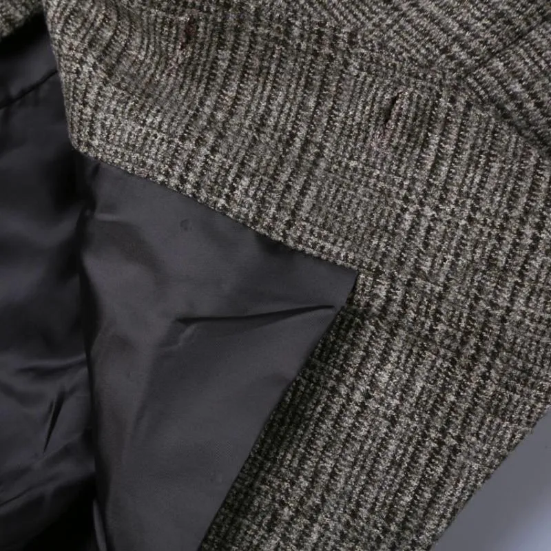 Men's Autumn Casual Woolen Plaid Vest