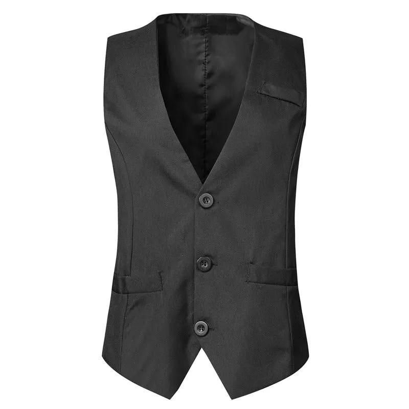 Men's Solid Colored Vest