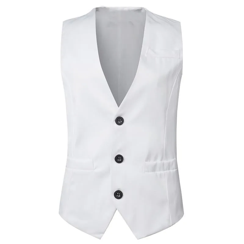 Men's Solid Colored Vest