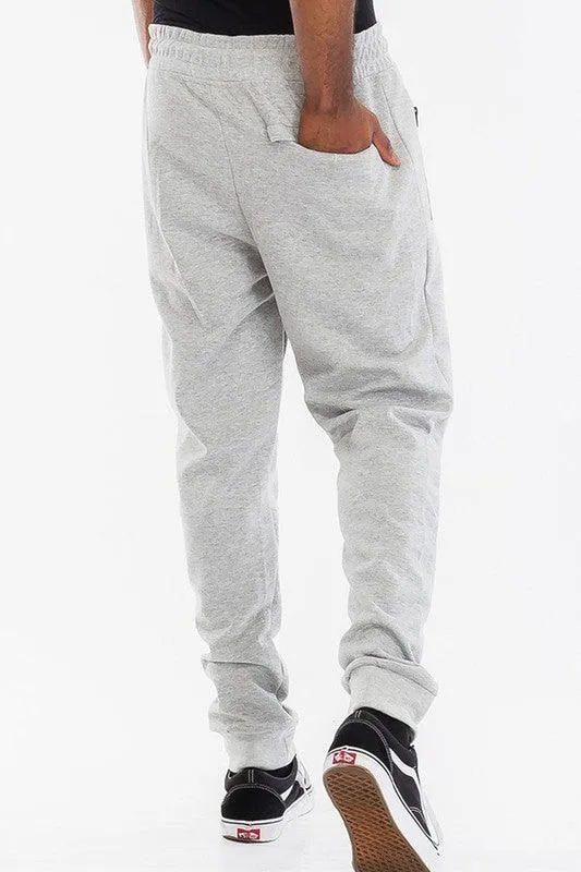 Mens Solid Heathered Jogger