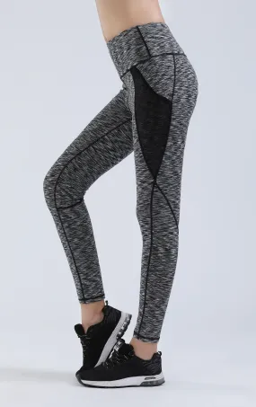 NOOZ High Waisted Opaque Yoga Leggings with Side Pockets for Women