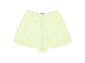 Ocean Blue Minimal Lace Shorts