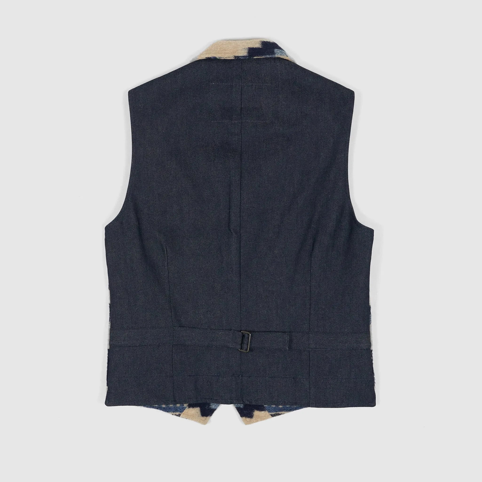 Ocean Surplus Southwestern Jacquard Woven Wool  Blend Vest