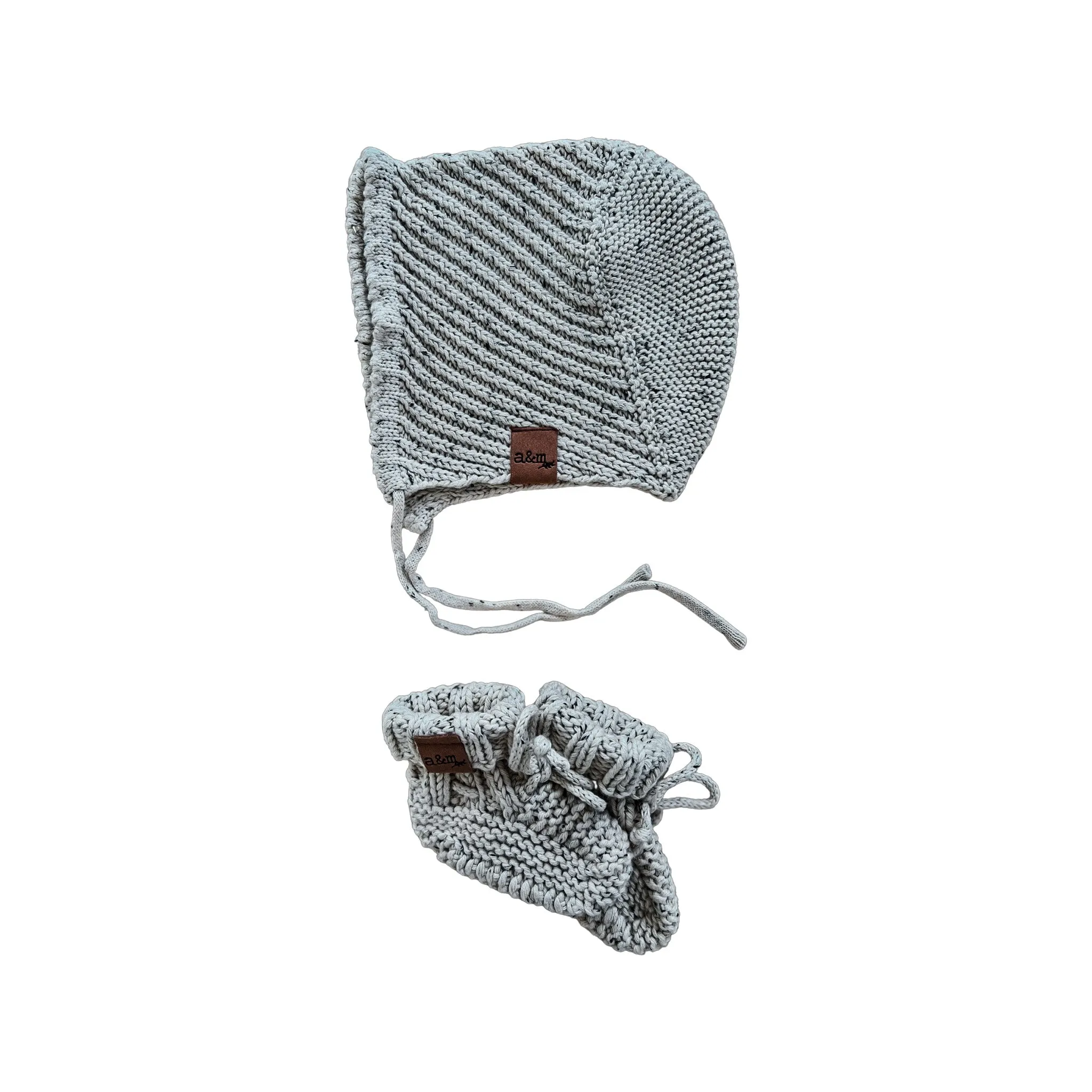 Organic Cotton Bonnet & Bootie Sets