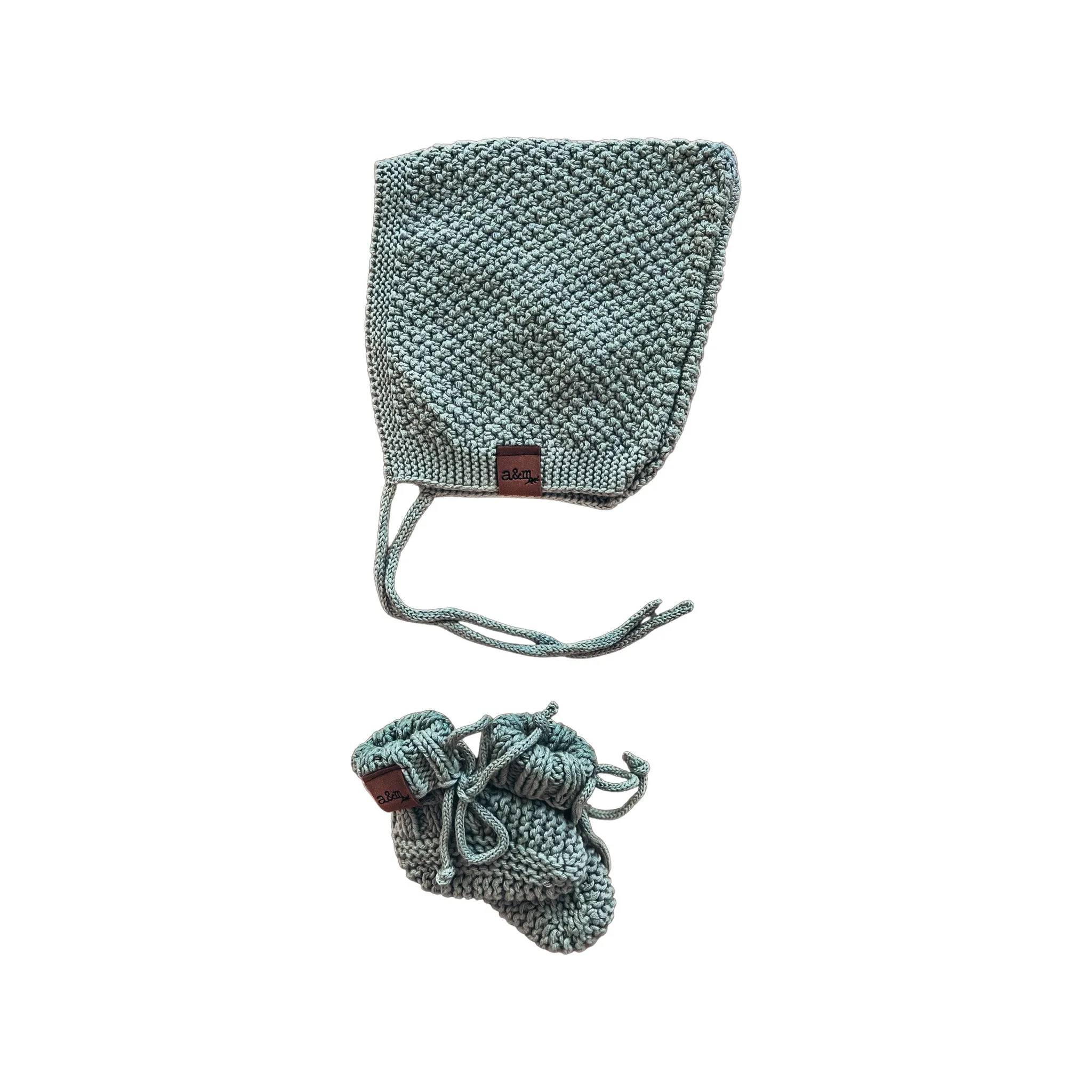 Organic Cotton Bonnet & Bootie Sets