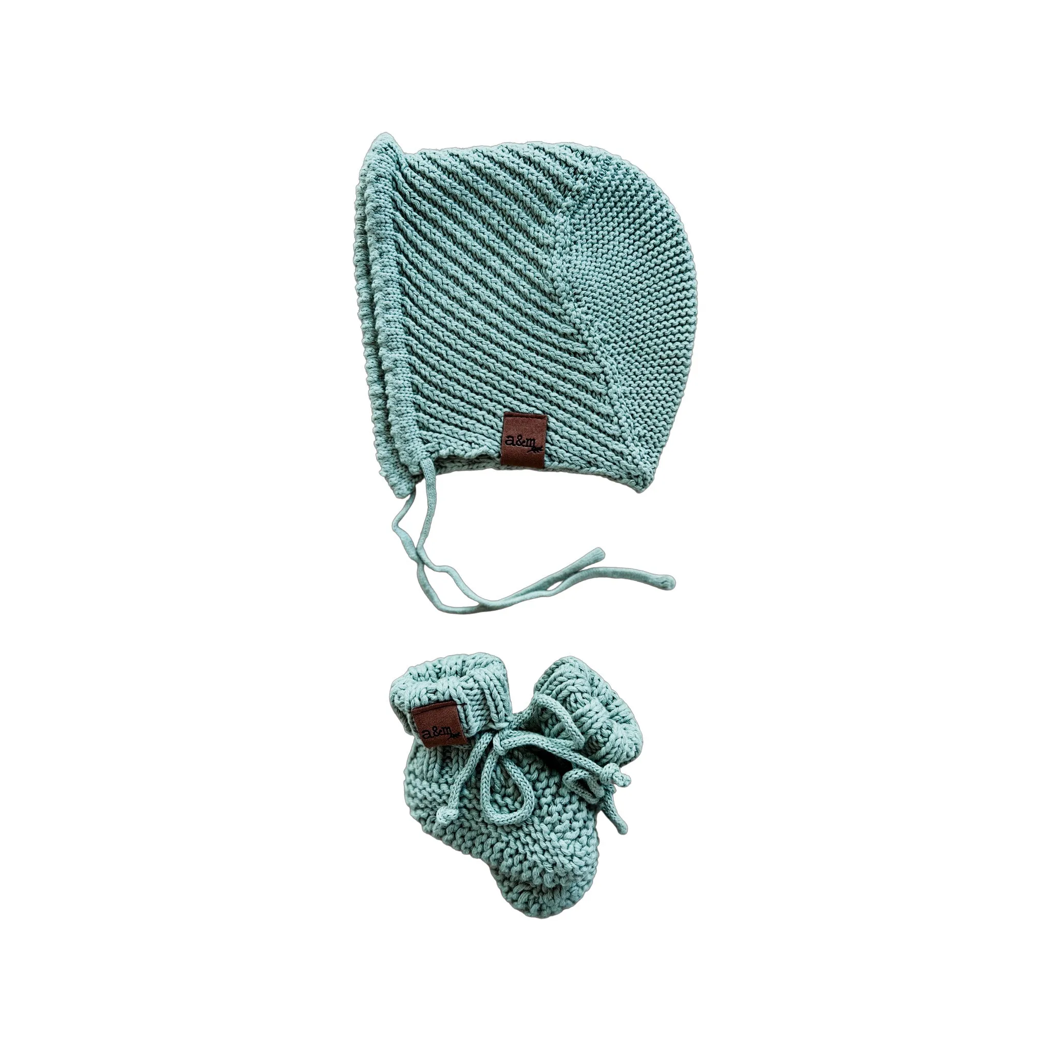 Organic Cotton Bonnet & Bootie Sets