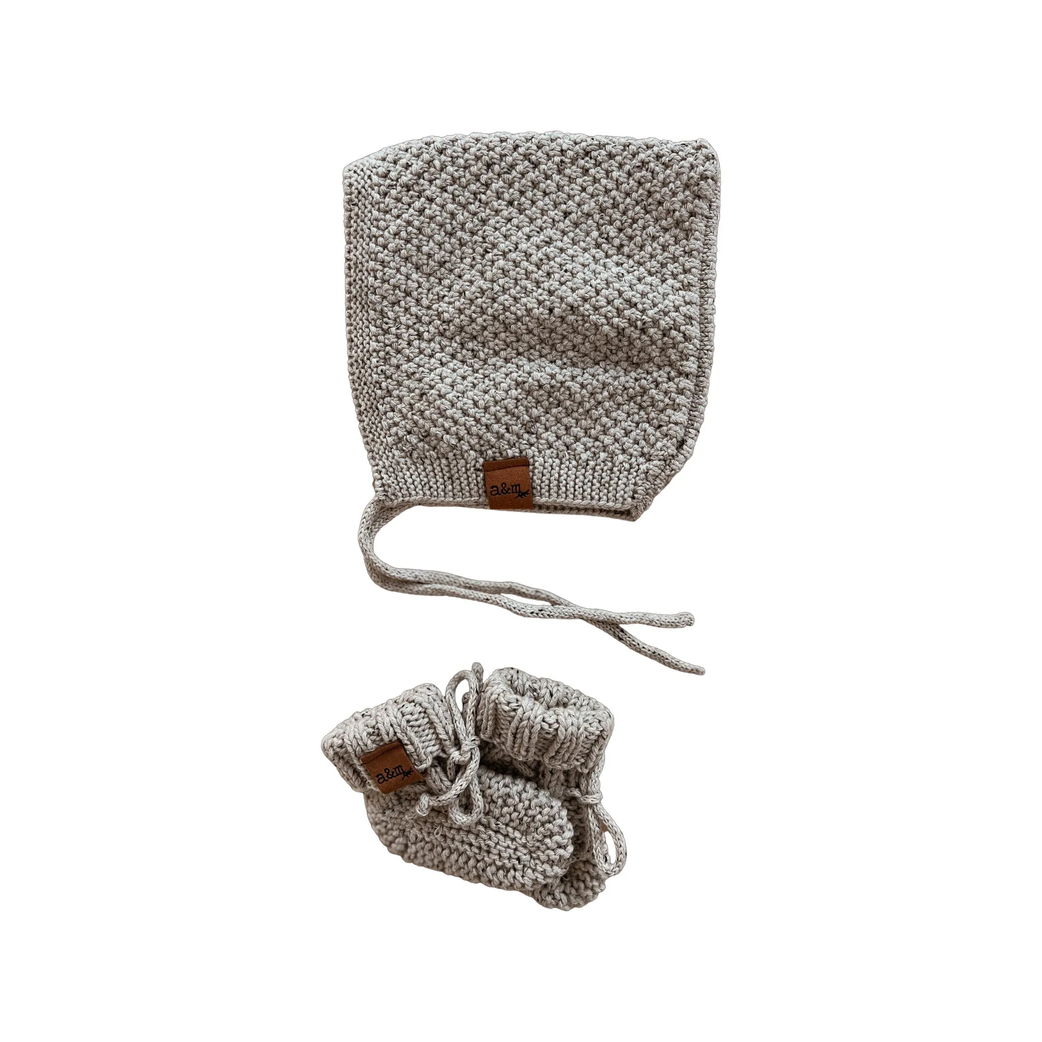 Organic Cotton Bonnet & Bootie Sets