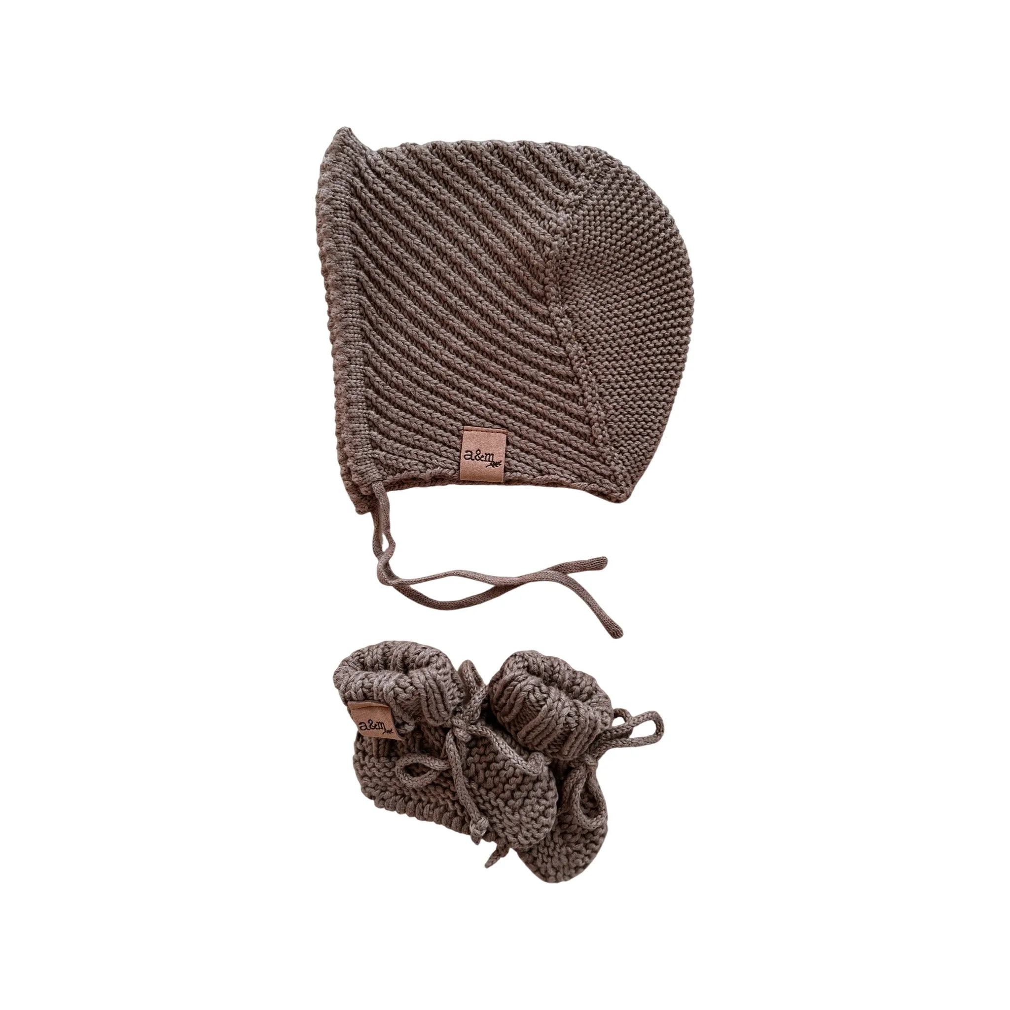 Organic Cotton Bonnet & Bootie Sets