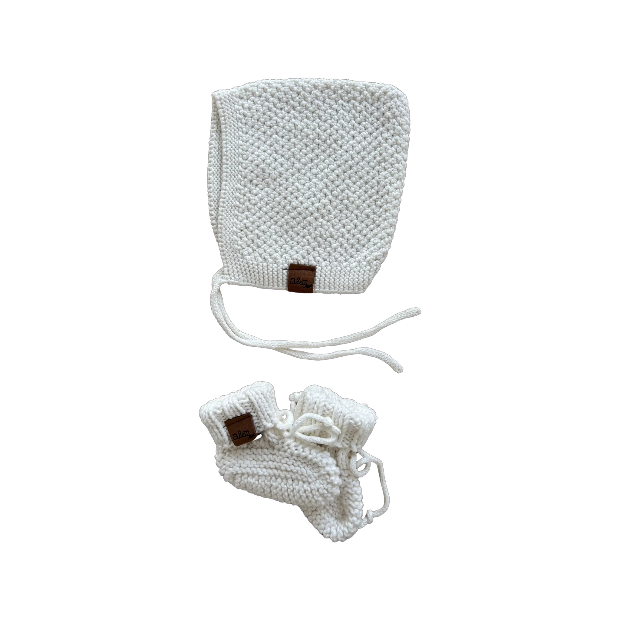 Organic Cotton Bonnet & Bootie Sets