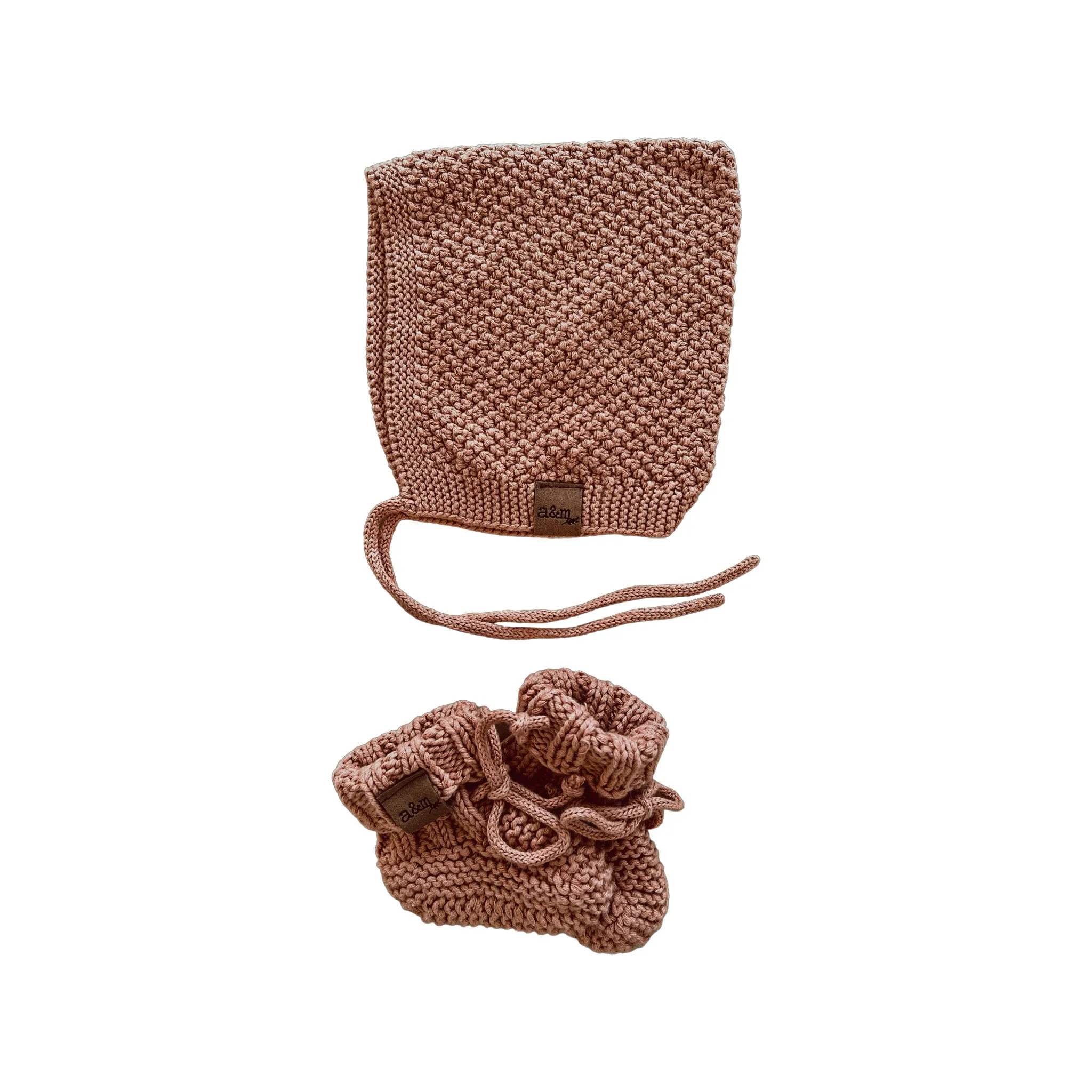 Organic Cotton Bonnet & Bootie Sets