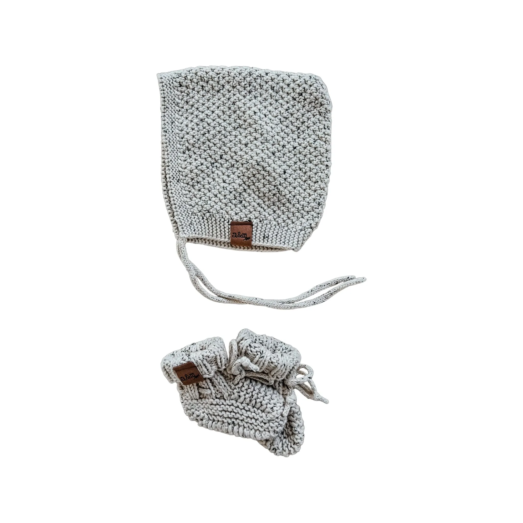Organic Cotton Bonnet & Bootie Sets