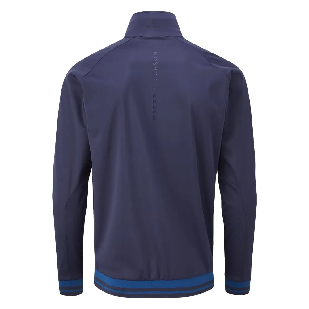 Oscar jacobson Ramsey 1/2 Zip Windproof Jacket - Navy