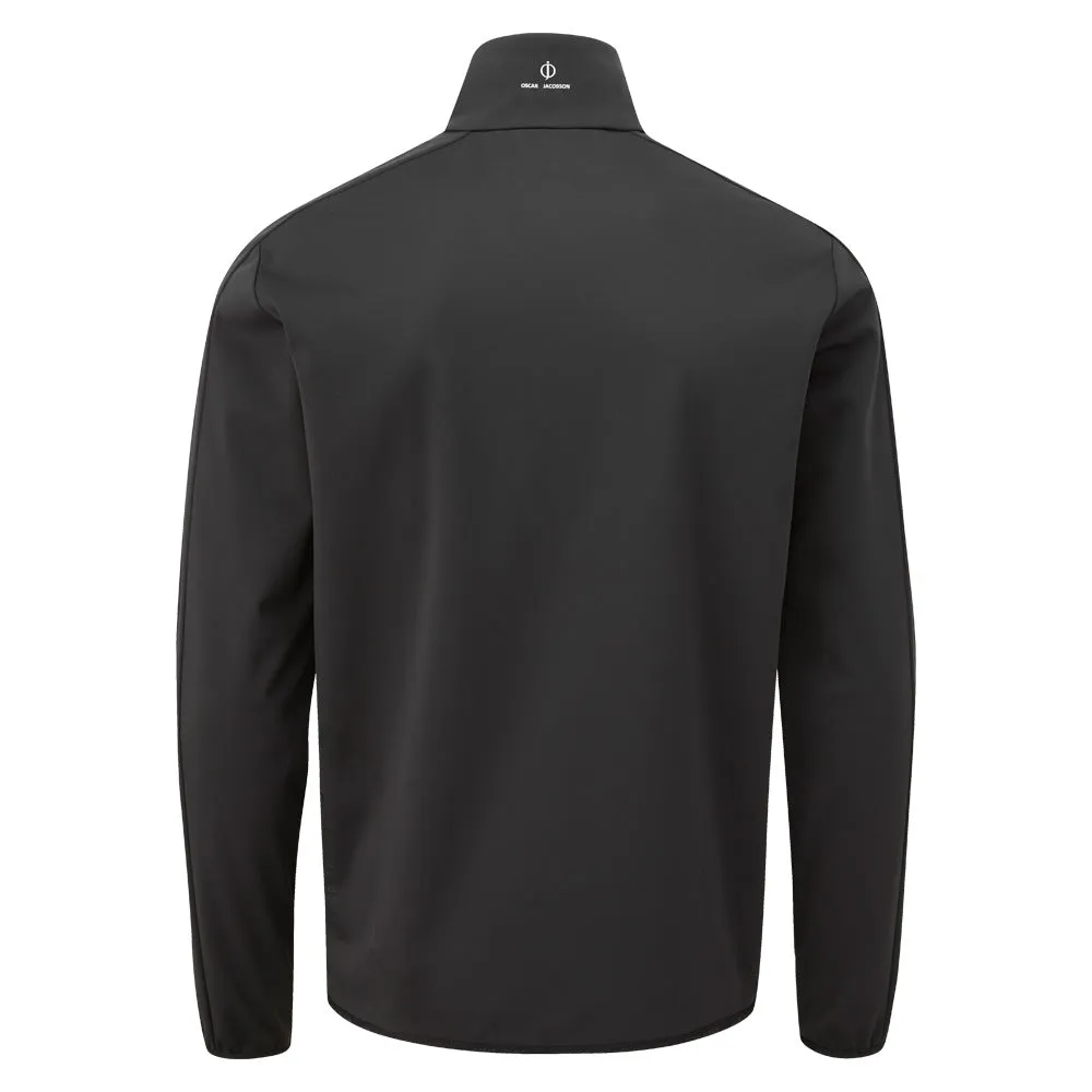 Oscar Jacobson Richmond 1/2 Zip Windproof Jacket - Black