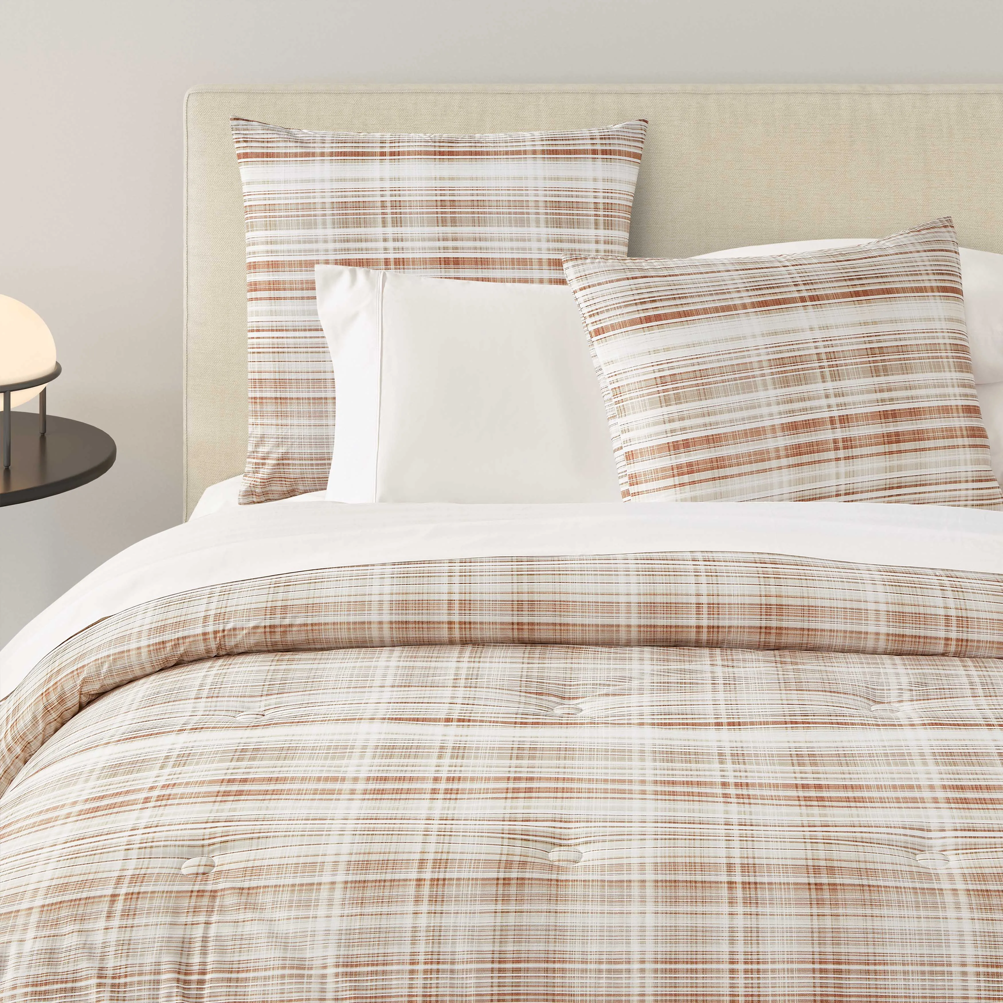 Pascal Cinnamon 3 Piece Comforter Set