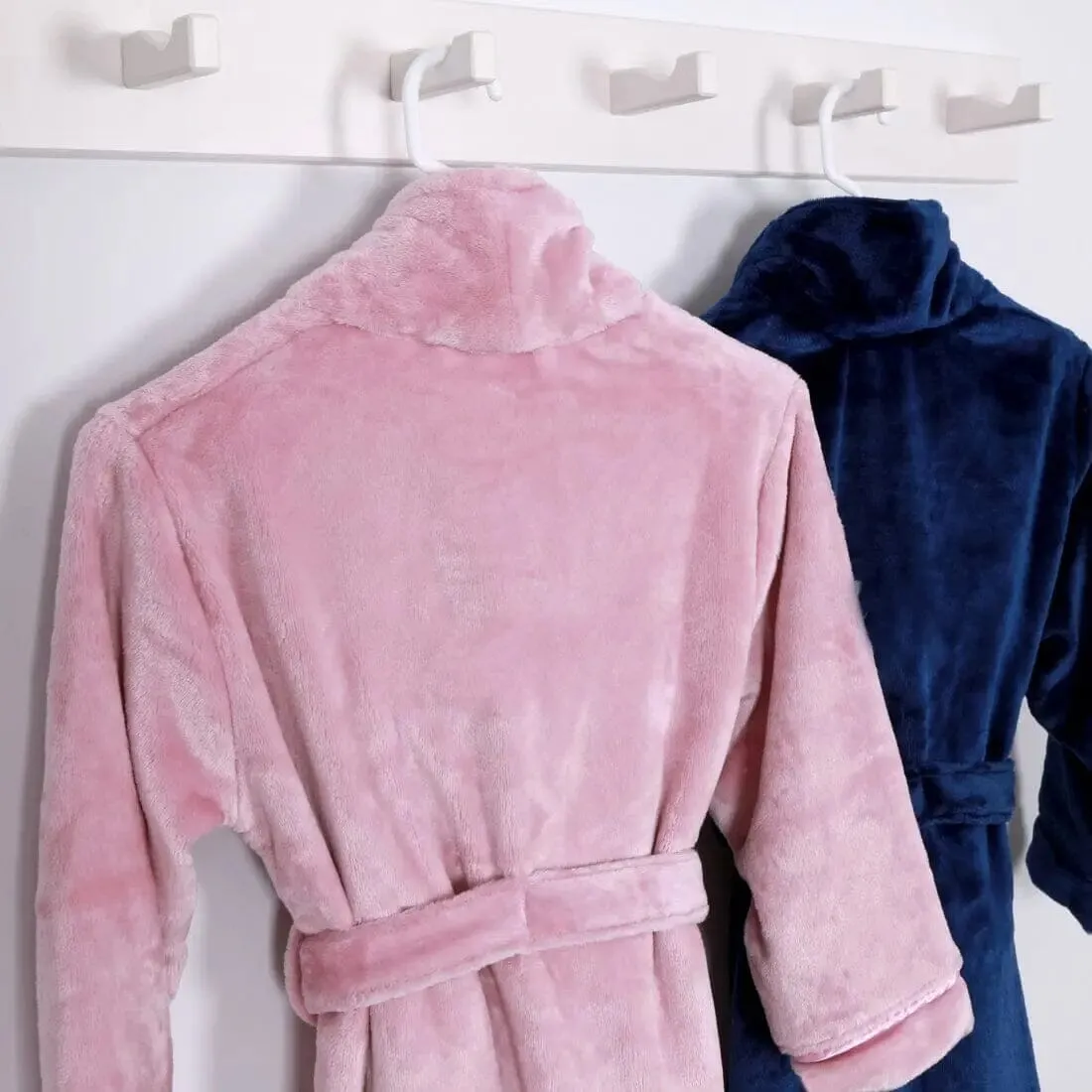 Personalised Kids So Soft Robes - Front and Back Embroidery