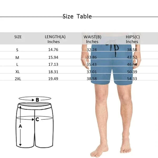 Personalized Face Swim Trunks Customized Vacation Men's Quick Dry Swim Shorts Products Personalized Funny Swim Trunks