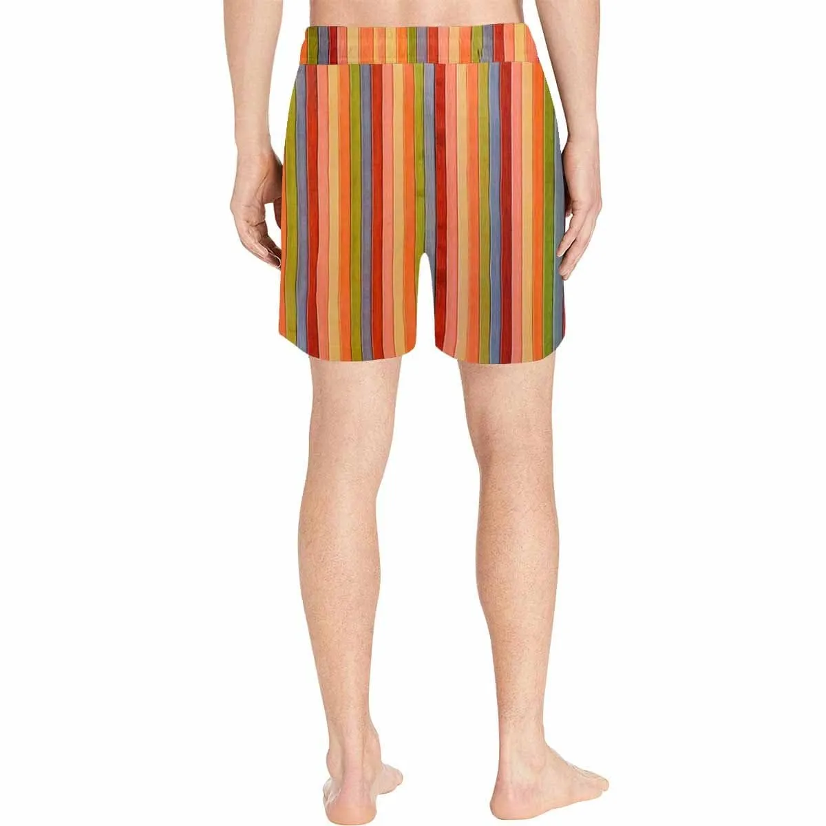 Personalized Swim Trunks Customize Swim Trunks Design Face Row Simple Men's Quick Dry Swim Shorts