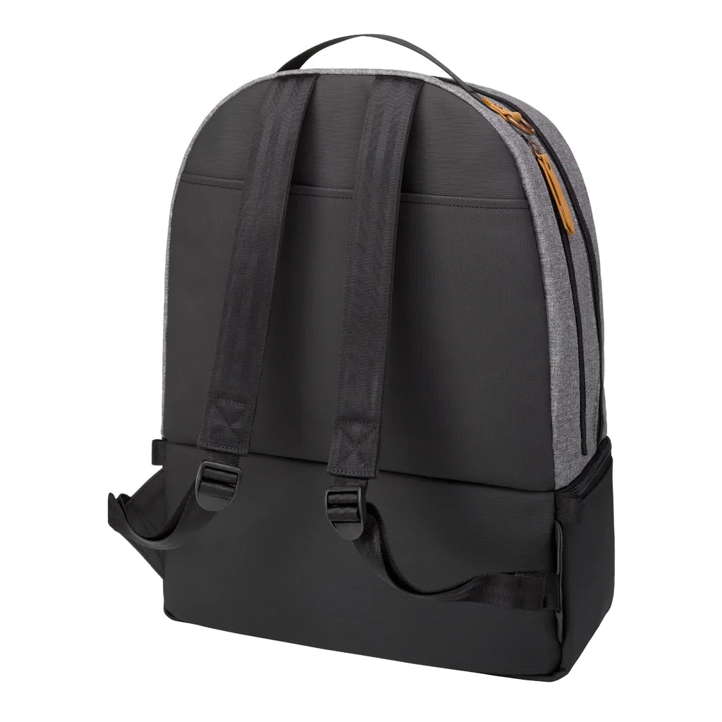Petunia Pickle Bottom Axis Backpack: Camel/Graphite (Exclusive)