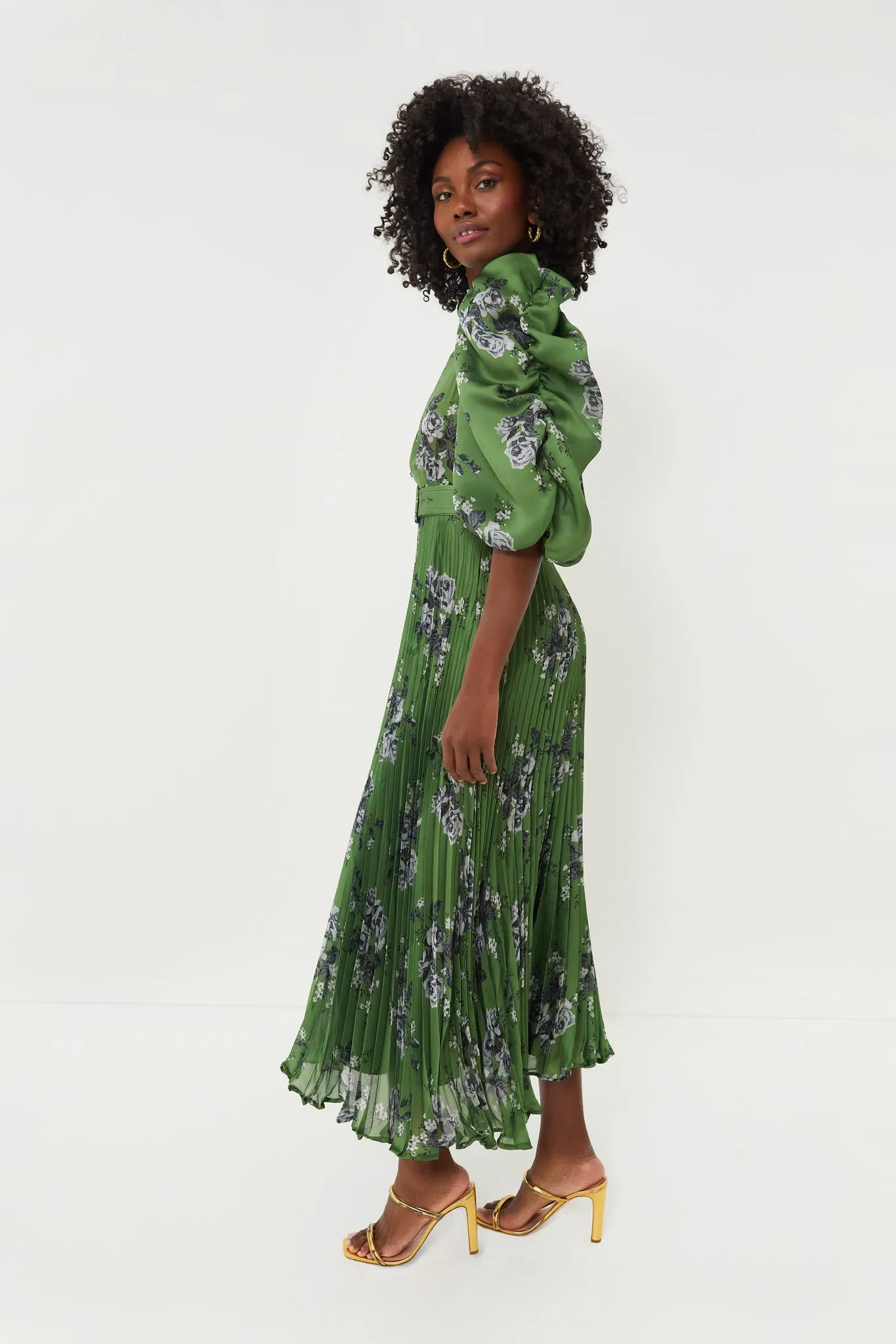 Plisse Maxi Dress