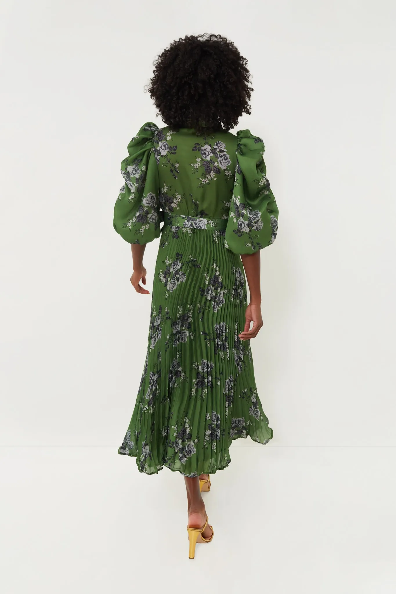 Plisse Maxi Dress