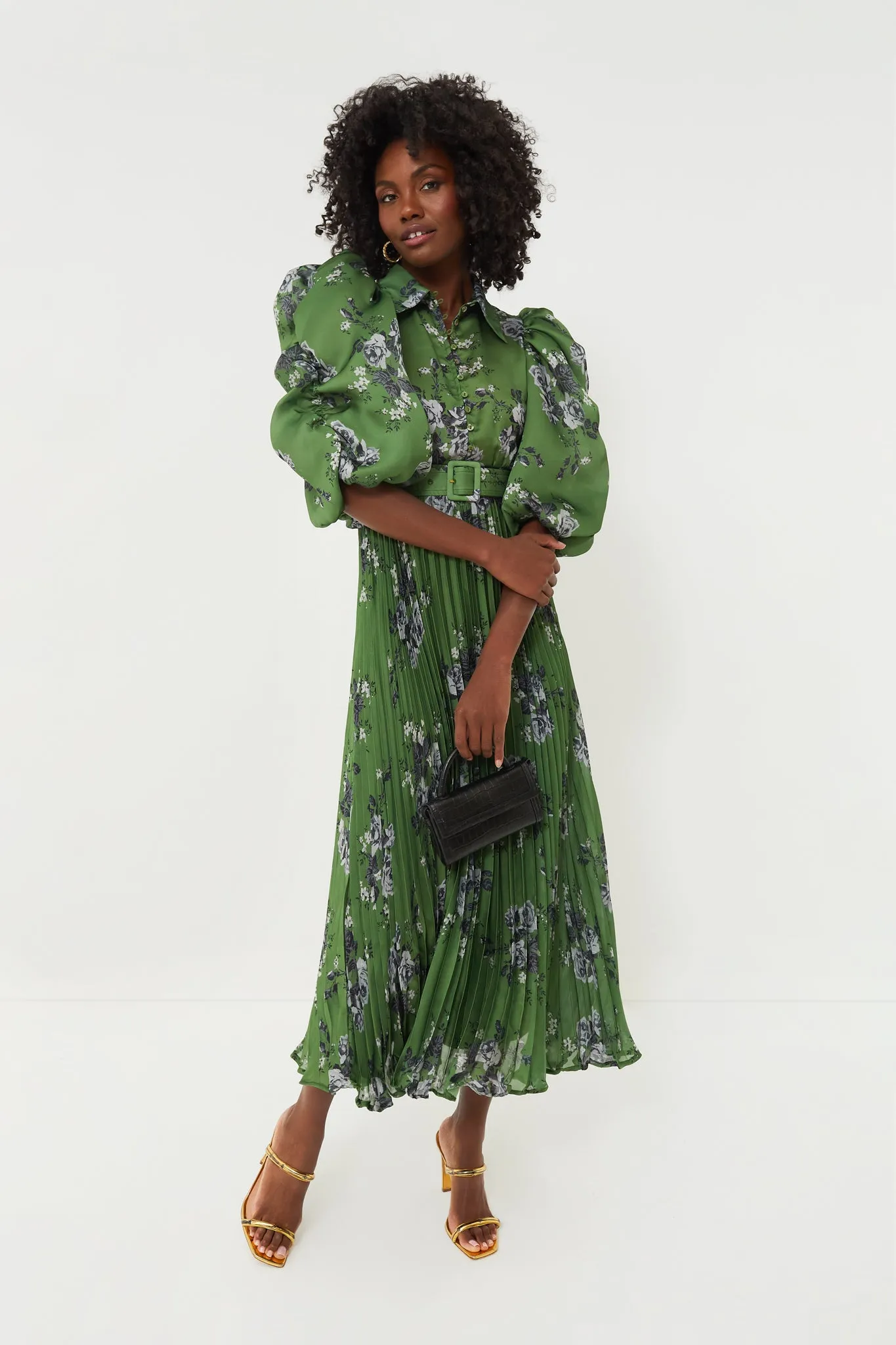 Plisse Maxi Dress