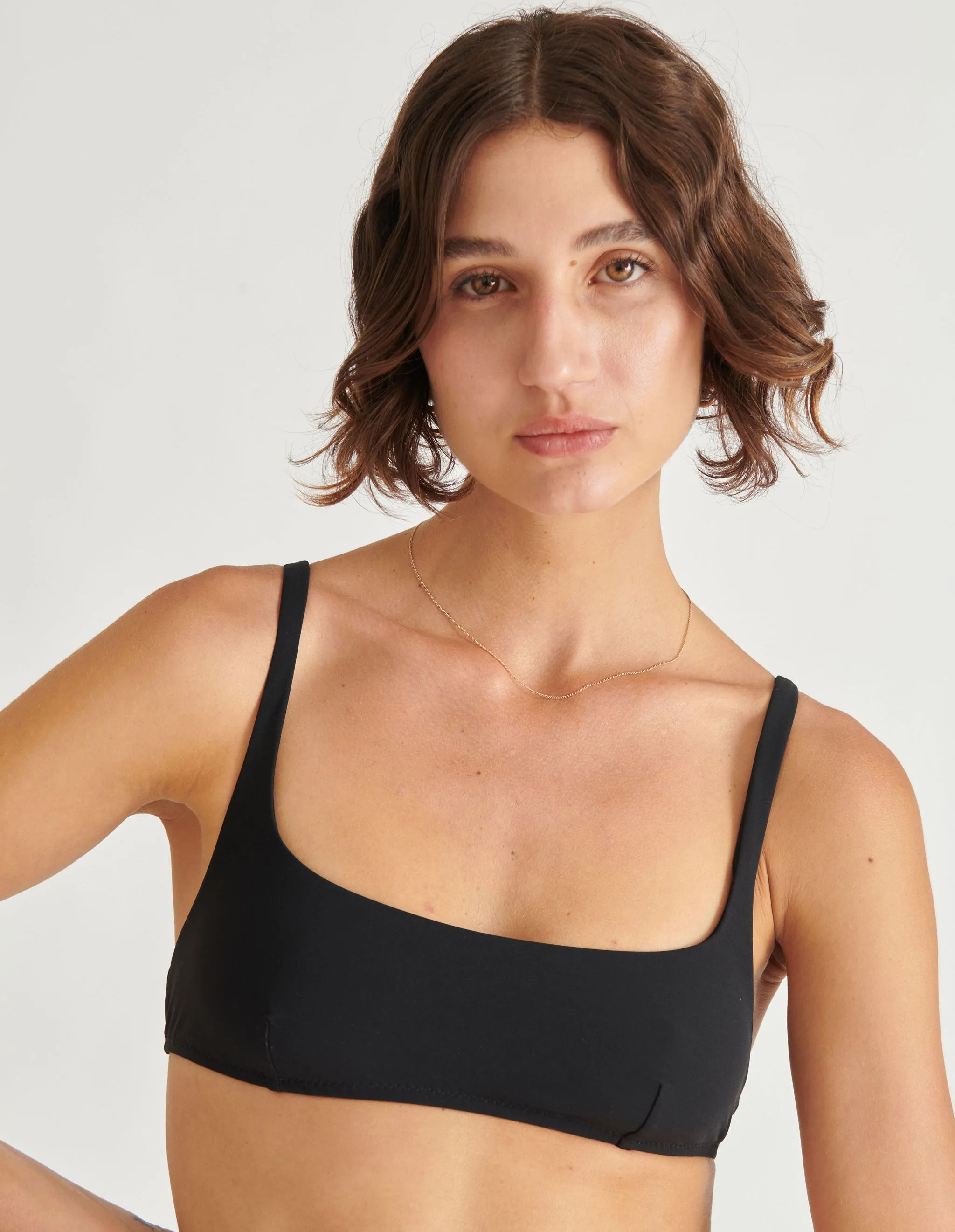 Quinn Bikini Top Black