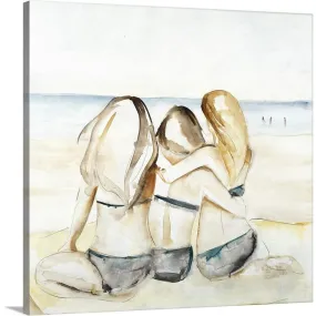 "BFF Beach Day" Canvas Wall Art