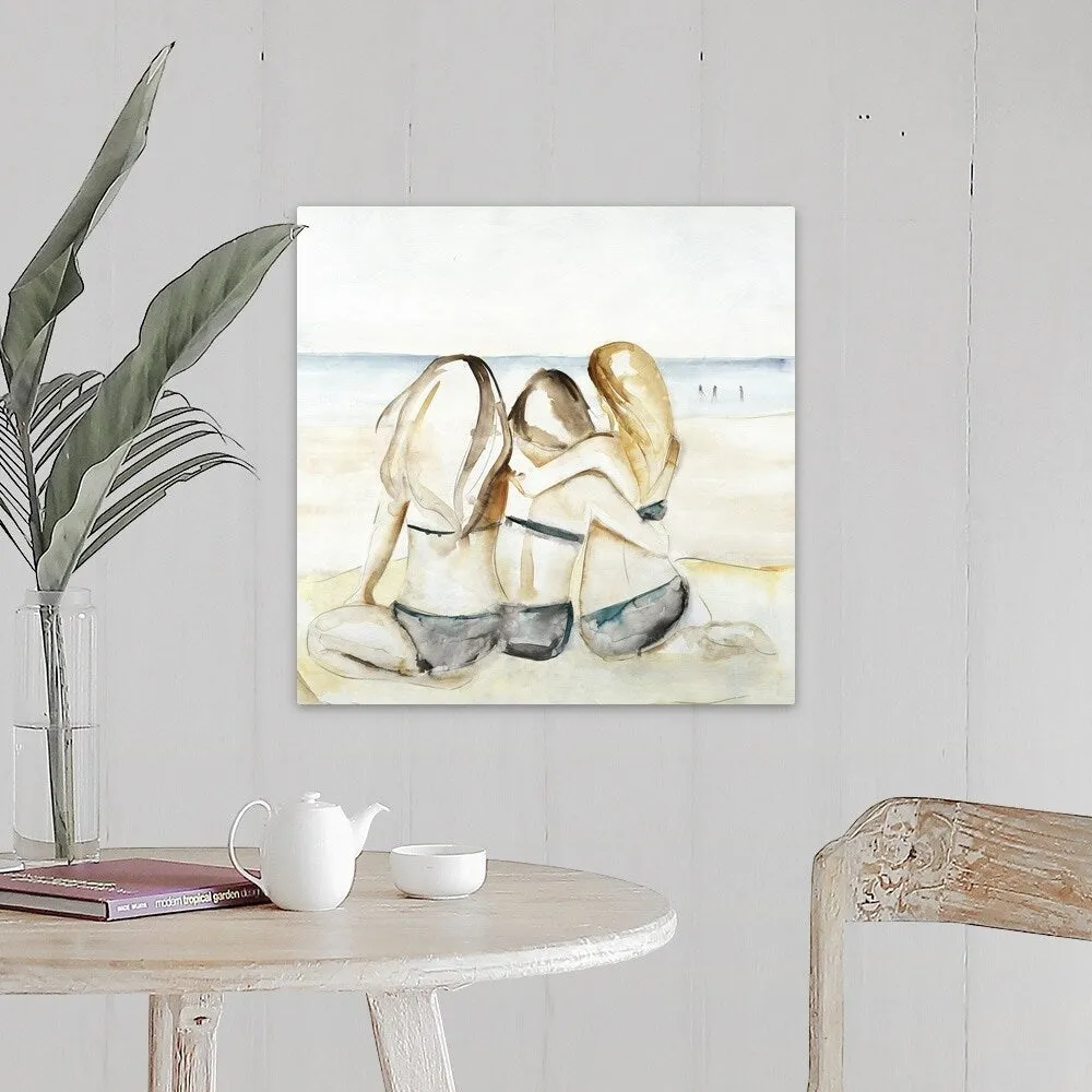 "BFF Beach Day" Canvas Wall Art