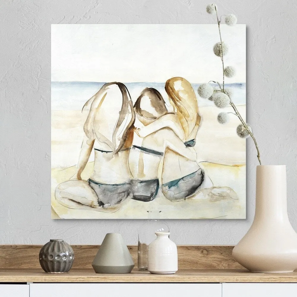 "BFF Beach Day" Canvas Wall Art
