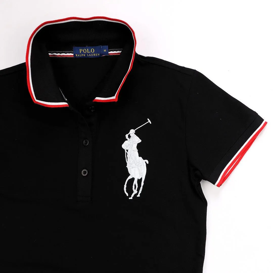 RL Big Pony Custom Fitted Ladies Gown- Black