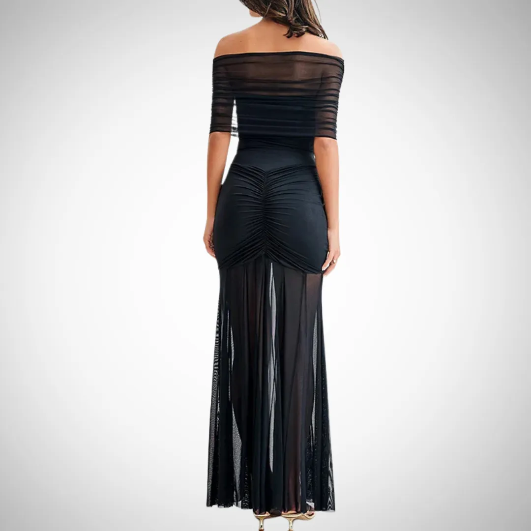 Rossella Glamour Pleat Dress